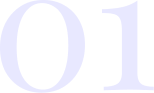Numerical characters 01 in white.